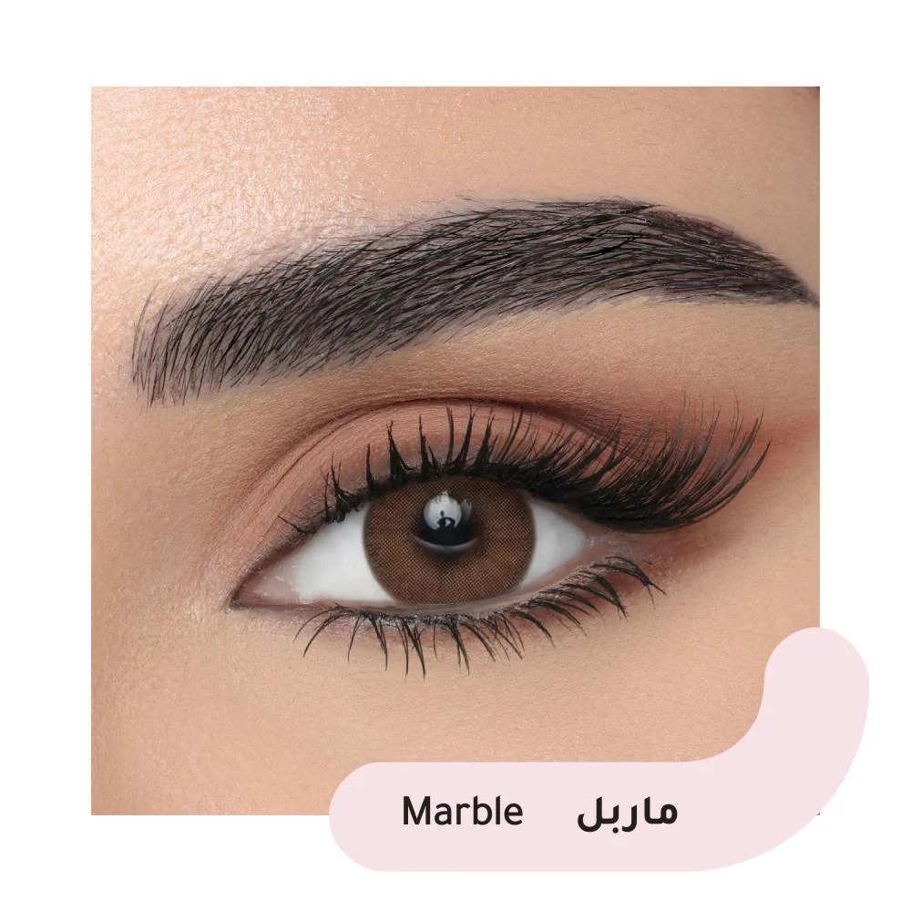 عدسات لاصقة ليناس ماربيل عبوة من عدستين