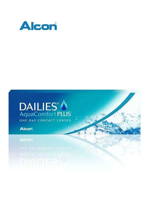 عدسات يومية شفافة